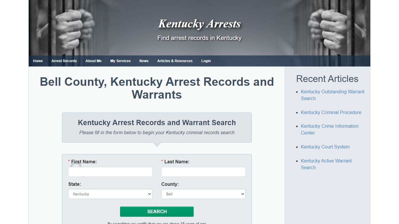 Bell County, Kentucky Arrest Records and Warrants ...
